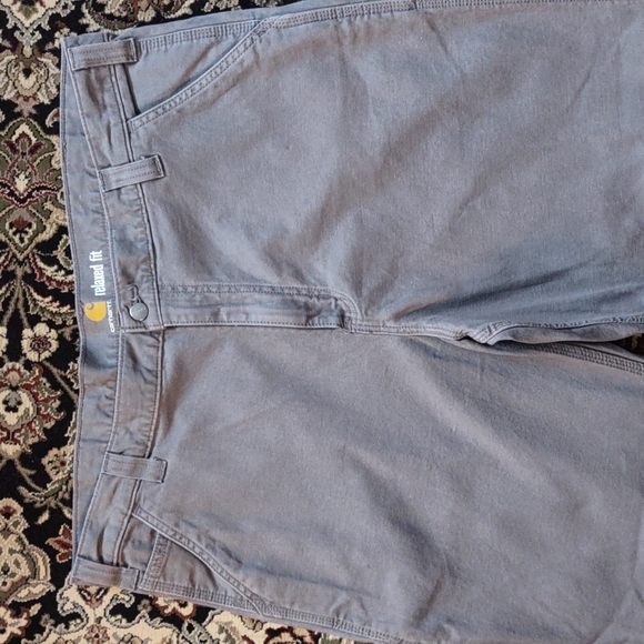 Mens Carhartt Relaxed Fit Jeans 42x32 - Picture 3 of 6